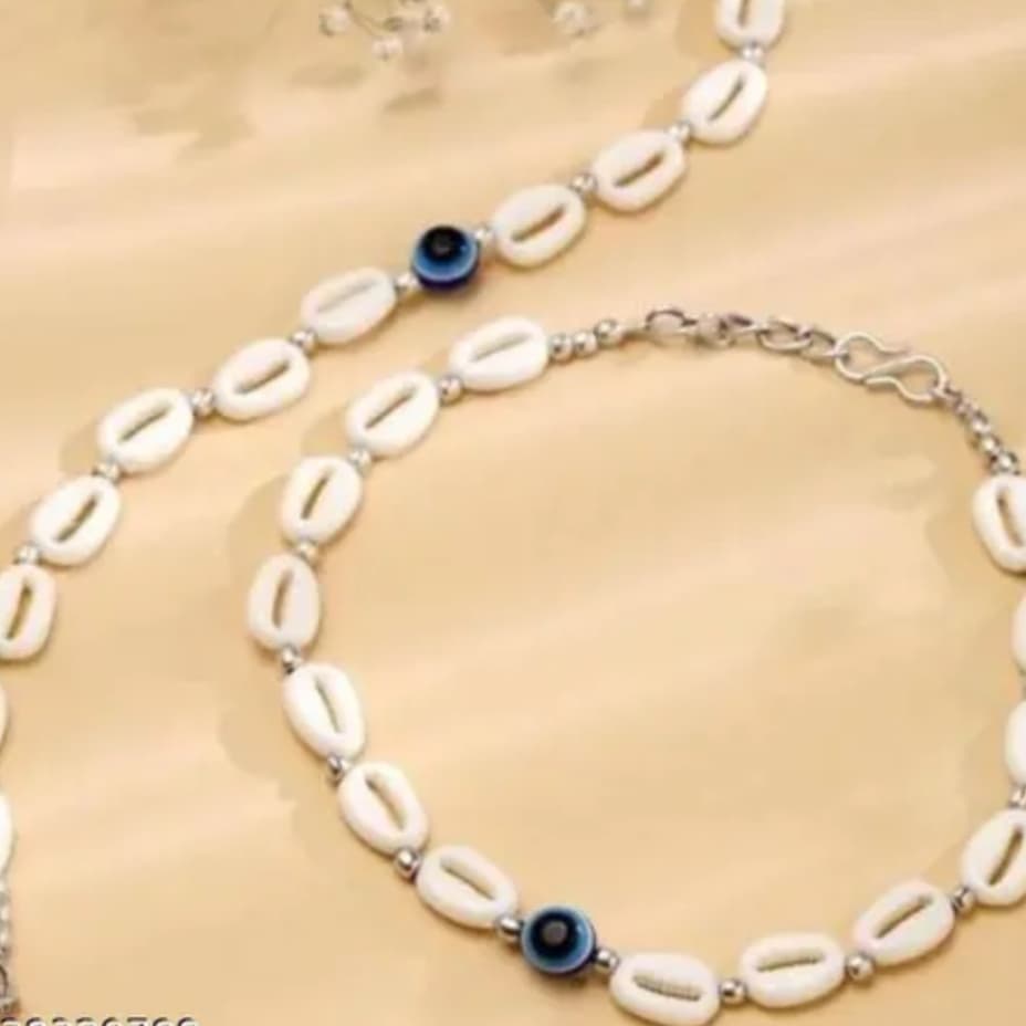 Evil Eye Shell Anklet